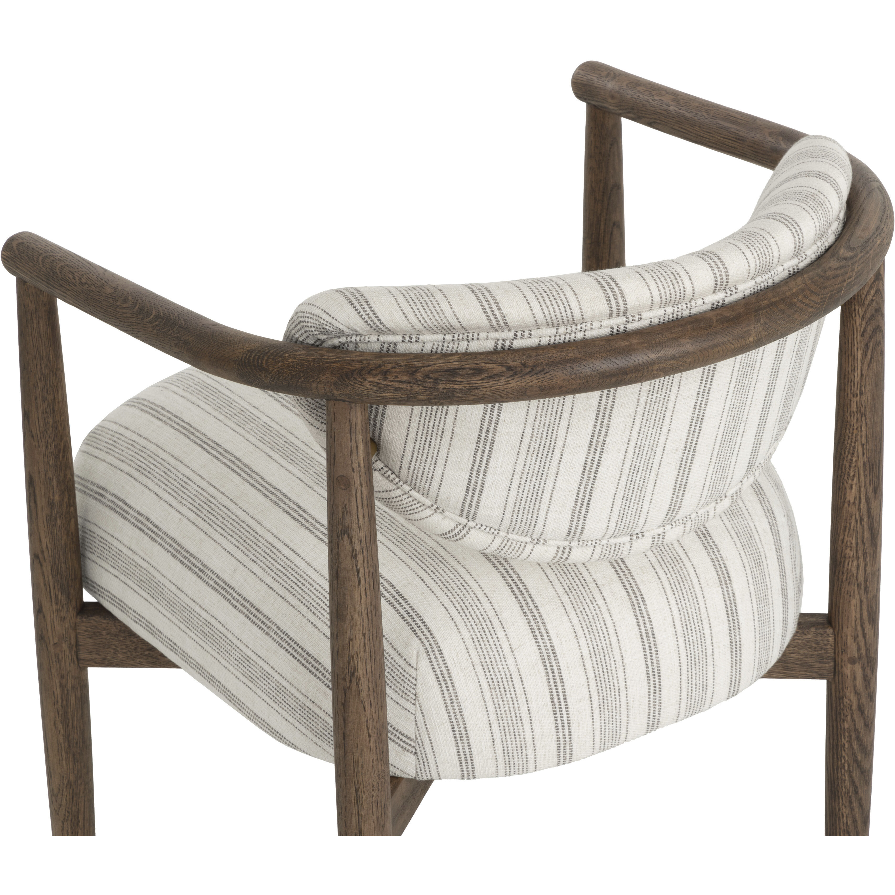 Sigrid Antique Brown / Gifford Script Dining Armchair